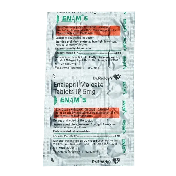 enam 5mg tablet 15's